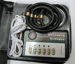 Penis Stretcher Electronic Pulse Machine Extender with 4 Rings,Cock Expander Ring,Penis Enhancement,Toleto Erection by DHL