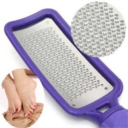 Wholesale- New Durabl Metal Foot Rasp File Scrubber Hard Dead Rough Dry Skin Callus Remover