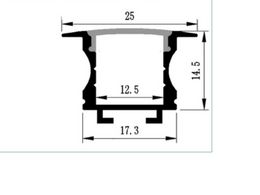 40pcs/lot 80inch/6.6ft,2m each led bar light housing,Led alu profile with good heatsink,Led channel for 12mm PCB strip housing