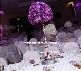 new product sliver mental walkway wedding pillar flower stand for aisle decoration