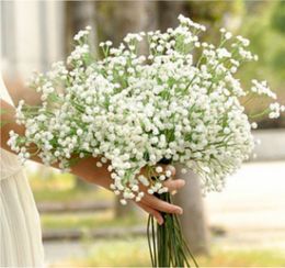 2023 Artificial PU Gypsophila Bridal Bouquet Wedding Flowers Fake Babysbreath Flowers Christmas Party Decoration Bouquet