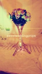 new style sliver or gold tall silver decoration flower arrangement stands