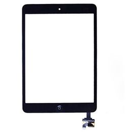top popular 100% New Touch Screen Glass Panel with Digitizer with ic Connector Buttons for iPad Mini 2 Black and White 2024