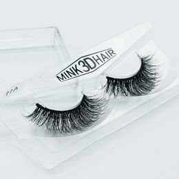 3D Mink Eyelashes A11 Long Thick Dramatic Lashes Handmade False Eyelashes for Makeup 1 Pair Pack