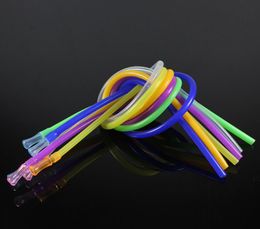Silicone tube hose hose Hookah bucket accessories food grade high temperature tasteless transparent color straw