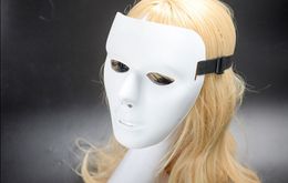 Halloween shuffle PVC white mask mask mask hip-hop hip-hop dance