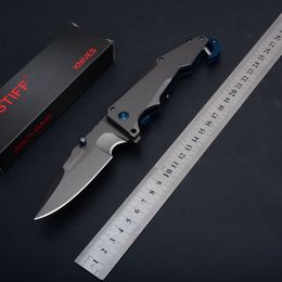 2018 MASTIFF Titanium Tactical Folding Knife 7Cr17Mov 59HRC Clip Outdoor Camping Hunting Survival Pocket Knife Hook EDC Tools Xmas Gift
