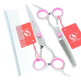 7.0Inch Meisha JP440C Professional Pet Grooming Scissors Set Dog Supplies Pet Cutting & Thinning & Curved Dog Shears Tesoura,HB0047