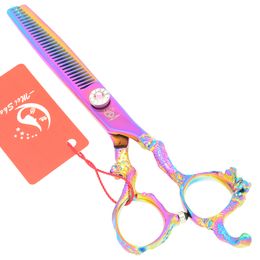 6.0Inch Meisha Dragon Handle Salon Hair Thinning Scissors Barber Scissors JP440C Professional Hairdressing Scissors Tesoura ,HA0279