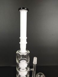 white H:31CM , D:5CM ,JOINT SIZE:14MM glass bong oil rig ,glass water pipe