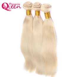 613 Blonde Brazilian Straight Hair Weave Bundles 100% Virgin Human Hair Extension 10-30 inch Ombre Human Hair Bundles Free Shipping