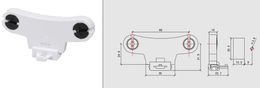 Double Head T5 G5 Lamp Holder Light Socket For LED Light Tube