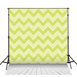 Light Green Chevron Backdrops 5x7ft Photography Back Drop Digital Printed Newborn Baby Shower Digital Backgrounds Floor Wooden