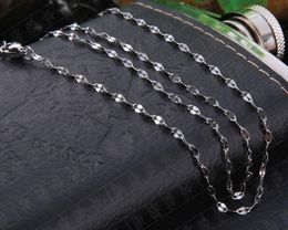 in bulk bling 10meter Lot Fashion Silver TOne Stainless steel Jewellery Finding lips Link Chain 2.5mm wide for women men DIY