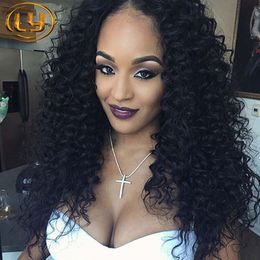 Brazilian mini Braiding Bulk Hair No Weft Deep Wave Human Hair Bundles Brazilian Hair Bulk For Braiding Buy 3Lot Get 1Pcs Free