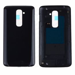 100% New Back Battery Door Back Cover Housing Glass Replacement for LG G2 D802 D801 free DHL