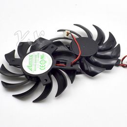 New Original EVEA Onda graphics card cooling fan APISTEK GA81S2U -NNTB DC12V 0.38A diameter 75mm Pitch 40MM