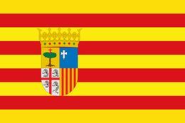 Spain Spanish ARAGON Flag 3ft x 5ft Polyester Banner Flying 150* 90cm Custom flag outdoor