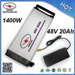 China manufacturer of Electric Bike Battery 48V 20Ah lithium ion battery 1000W built in 13S 30A BMS 3.7V 2.6Ah 18650 cell