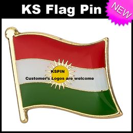 KURDISTAN Flag Badge Flag Pin 10pcs a lot Free shipping KS-0238