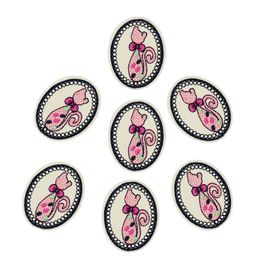 Diy cat patches for clothing iron embroidered patch applique iron on patches sewing accessories badge stickers for clothes bags DZ-179