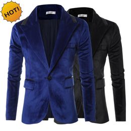 Mens Suede Blazer Jacket Distribuidores al por mayor online, Mens Suede  Blazer Jacket para la venta | DHgate Móvil