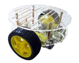 Freeshiping Raspberry Pi 2 RPI3 2WD Smart Car Chassis Smart Robot Car Can Be Used for Tracing Search Light Obstacle Avoidance Remote Control