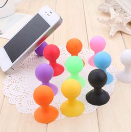 iphone 8 holders NZ - 200pcs lot Phone Holder Stand Sucker for Cell mobile Phone for iPhone 8 7 6 for pad PSP color all phone Holder