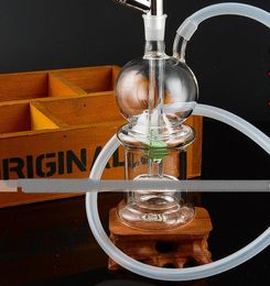 To send gifts belly glass Hookah, Send the pot accessories, glass bongs, glass water pipe, smoking, color style random delivery