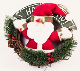 Cheap Santa Wreath