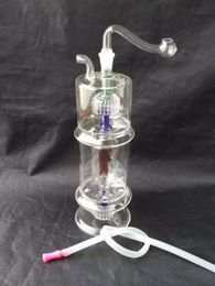 Small fish long glass hookah pot , Water pipes glass bongs hooakahs two functions for oil rigs glass bongs