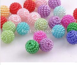 500pcs Mixed Imitation Pearl Round Beads For Europe Beads for Jewellery making 10mm 12mm