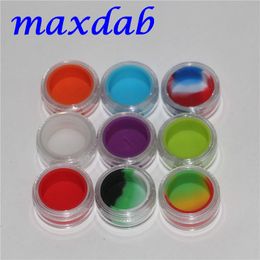 Clear plastic acrylic e liquid case wax holder box 3ml mini acrylic bho jars silicone jars dab wax vaporizer oil container silicone jar