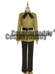 Axis Powers Hetalia APH Spain Military Uniform Suit Cosplay Costume