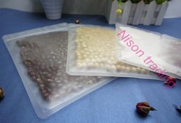 10x15cm 100pcs/lot matte transparent PET plastic ziplock bag, frosted clear pack macaroni pouch reusable, chocolate powder pocket