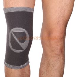 Wholesale- Bamboo Knee Knit Keep Warm Sport Knee Sleeve Brace Guard Pad Protector Mumian A05 #H030#