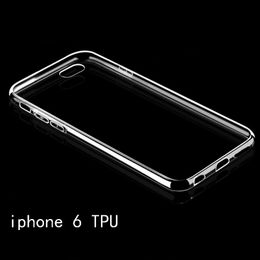 1000PCS Transparent TPU Gel Crystal Clear Ultra Thin 0.3mm Clear Soft Back Case Cover Skin for iPhone 4 4s 5 5s 5c 6 Plus 6s Plus 7 Plus