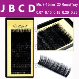 Wholesale- All Size,7~15mm MIX In One Tray ,20rows/Tray, Mink Eyelash Extension,Natural Eyelashes,Individual False Eyelash