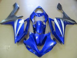 Injection Moulding plastic fairing kit for Yamaha YZF R1 07 08 blue black fairings set YZFR1 2007 2008 OT06