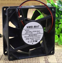 NMB-MAT 3615RL-05W-B40 9038 24V 0.73A 9CM 2 line waterproof frequency converter fan