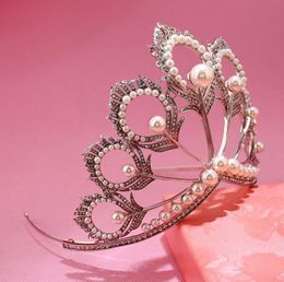 New Cheapest Crowns Hair Accessory Rhinestone Jewels Pretty Crown Without Comb Tiara Hairband Bling Bling Wedding Accessories LY50D