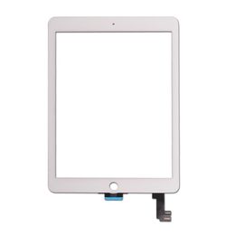 50PCS New Touch Screen Glass Panel Digitizer for iPad Air 2 Balck and White free Shipping