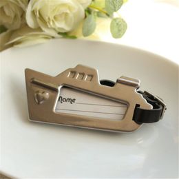 Free Shipping 100PCS Cruise Ship Luggage Tag and Place Card Holder Anniversary Favors Engagement Return Gifts Wedding Favours
