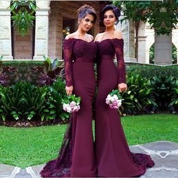 Cheap Chiffon Wine Bridesmaid Dress
