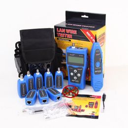 Freeshipping English Version Multi-functional Network cable tester Cable tracker RJ45 cable tester