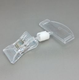 Retail Supplies Clear POP Plastic Sign Card Display Price Tag Label Promotion Clips Holders In Shop Good Quality 20pcs