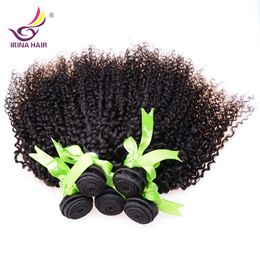 2017 new arrival Wholesale Virgin Brazilian Human Hair 5Bundles Cheap Peruvian afro kinky curly Free Shipping