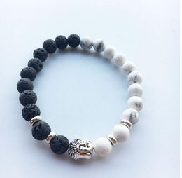 Natural Lava Stone Beads Charms beadle Bracelets Anti-fatigue Volcanic Rock Men's Women's Fashion Diffuser Jewelry