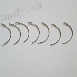 -Großhandel-freier Versand C-Stil gekrümmte Nadeln für Haarscheuchen /Haarwebeladeln /Gewebemaschinennadellänge 6,5 cm