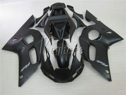 Aftermarket body parts fairing kit for Yamaha YZR R6 98 99 00 01 02 matte black fairings set YZFR6 1998-2002 HT11